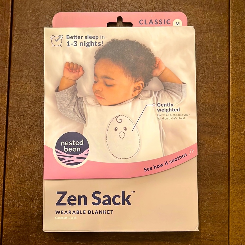 Medium Nested Bean Zen Sack NWT